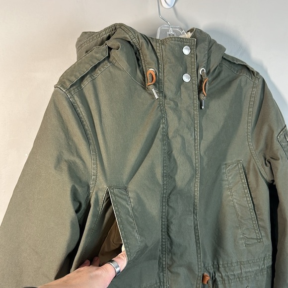Timberland Womens Teddy Fleece Lined Parka Size XS - Picture 10 of 16